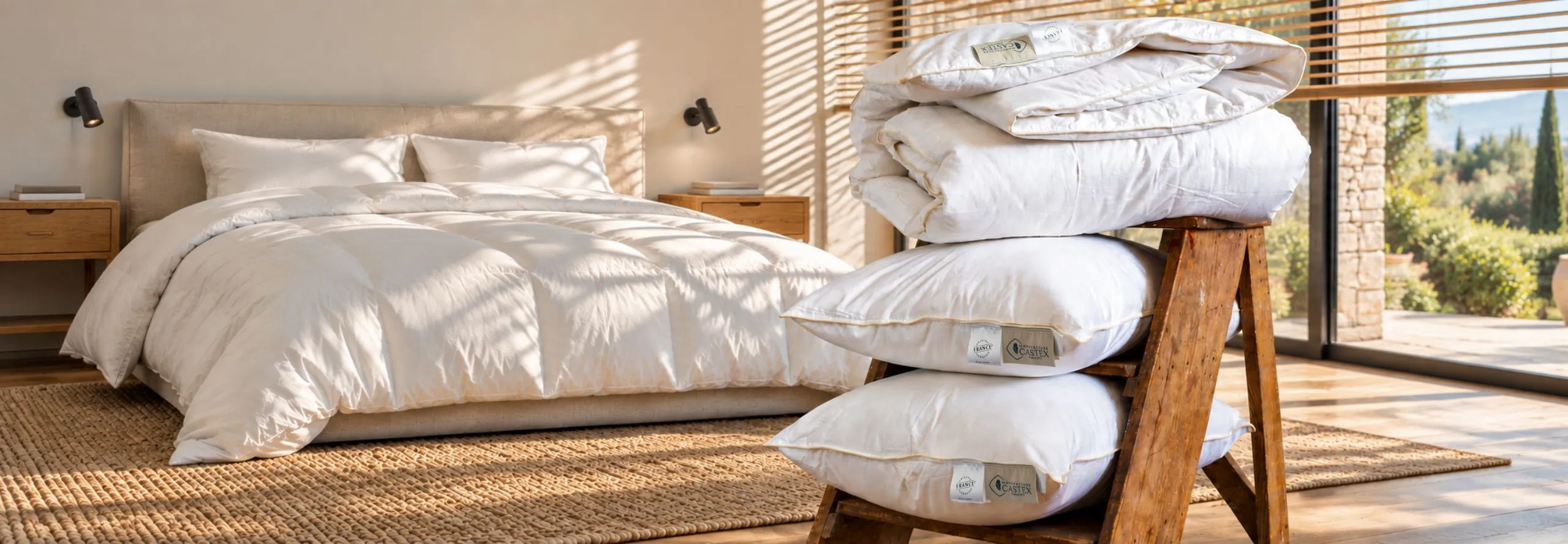 Offres sur les packs couette + oreillers Castex  merci d&rsquo;avance pour la progr